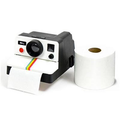 Suporte de Papel Higiênico Polaroid| Decoração Ideal