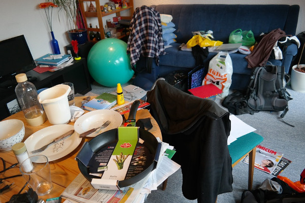 Hábitos que deixam sua casa desorganizada